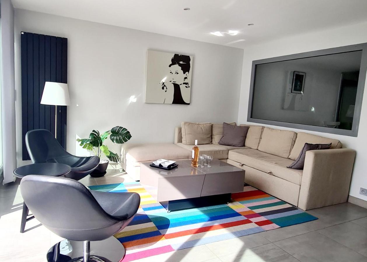 Magnifique Appartement Vue Mer - Grande Terrasse Et Piscine Bandol Exteriör bild